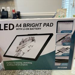 Slim LED A4 Light Board — Rechargeable Drawing Tool