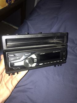 Dual stereo with plastic housing
