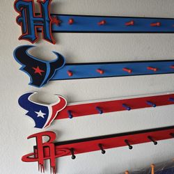 Custom Handmade and handpainted Cap Racks 