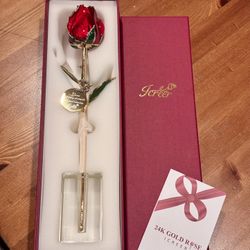 24K Gold-Dipped Rose – Gift in Original Box 