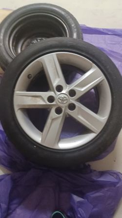 Four Rims For Toyota Camry And Spare Tire