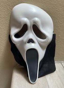 $250 OBOVintage Scream Ghost Face Mask Easter Unlimited Inc. MK Made In China read description