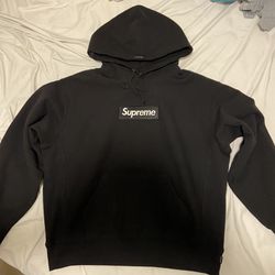 Supreme box logo hoodie black small