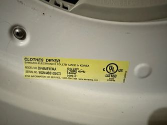 Samsung dryer
