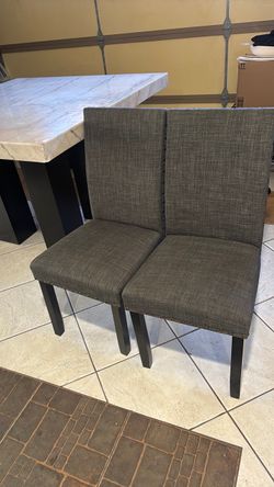Gray chairs