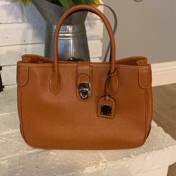 Dooney & Bourke Saffiano Leather Double Handle Tote 