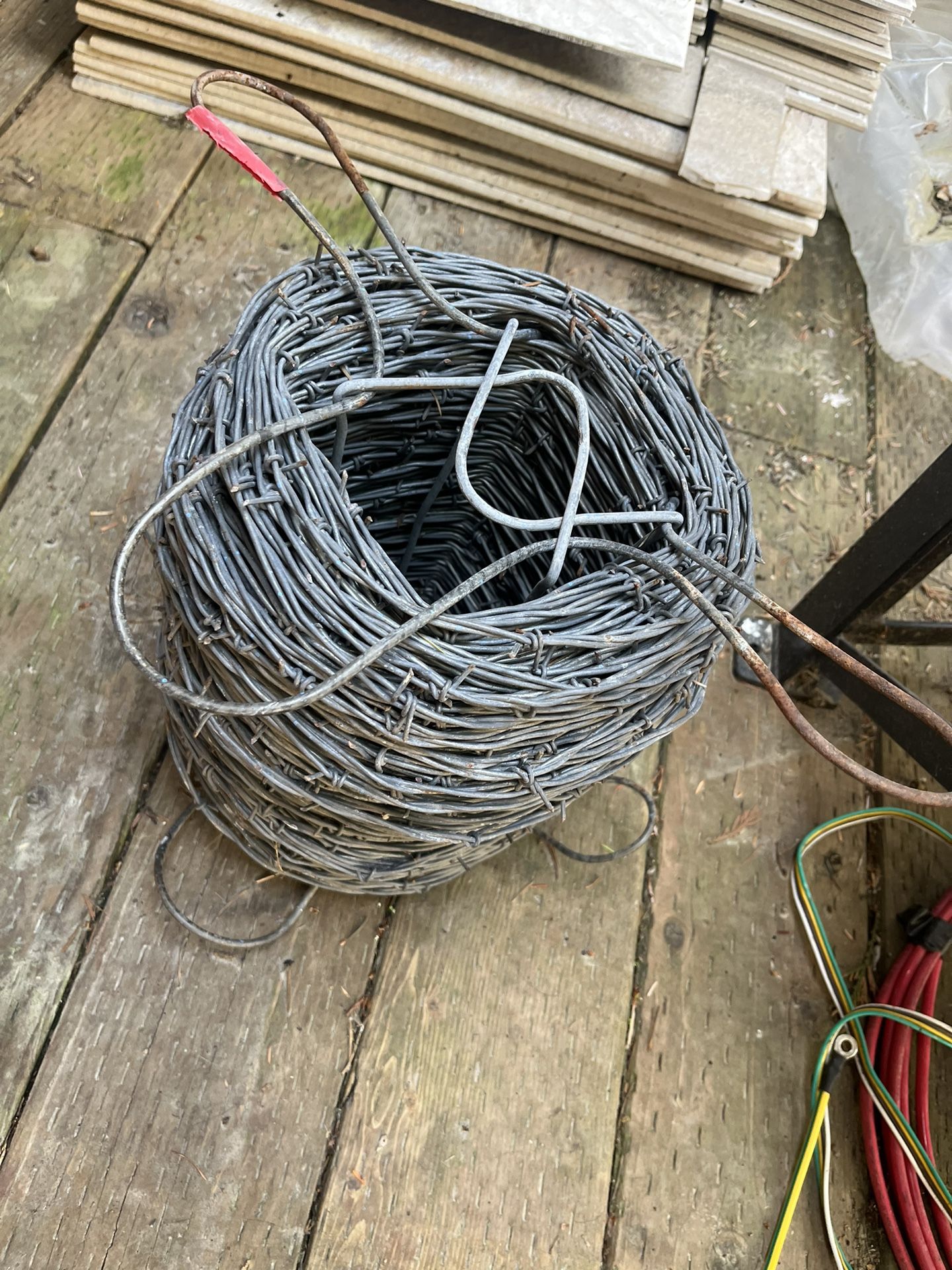 Roll Of Barbed Wire