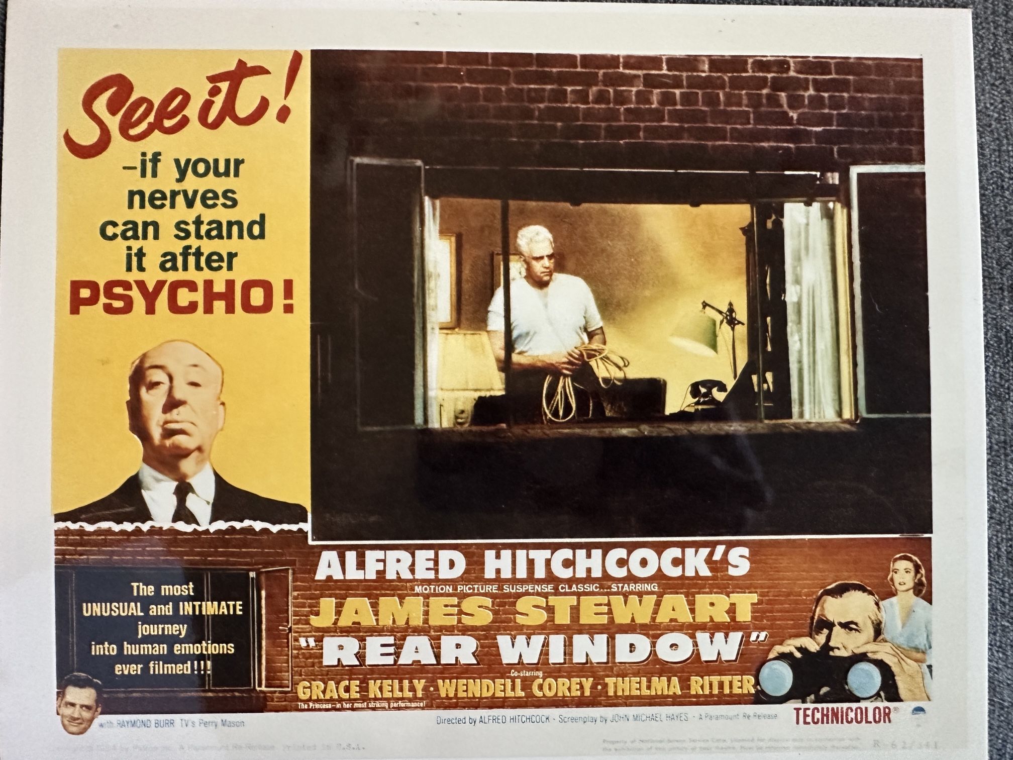 7 Alfred Hitchcock Movie Still Prints