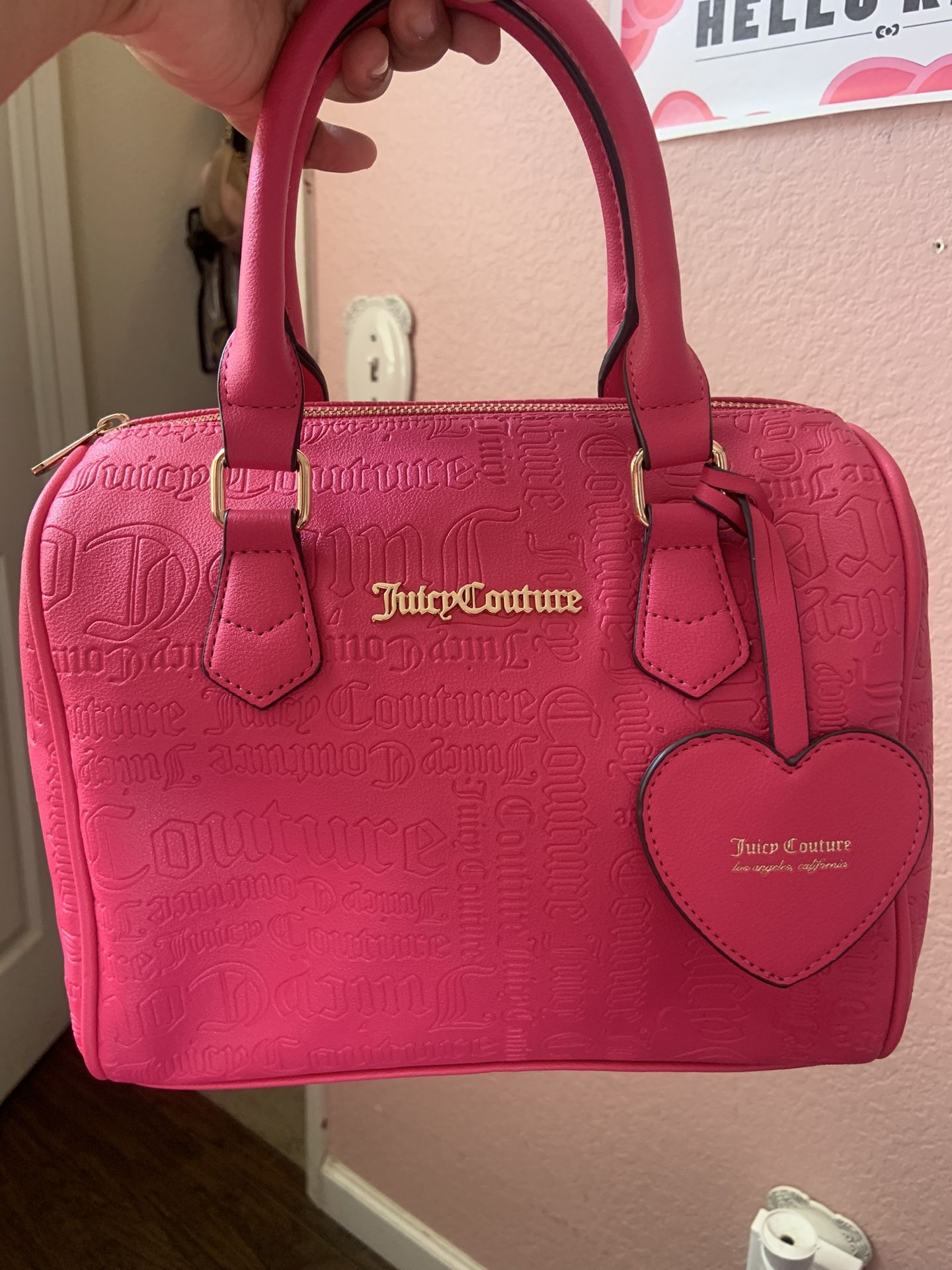 juicy couture hot pink tote