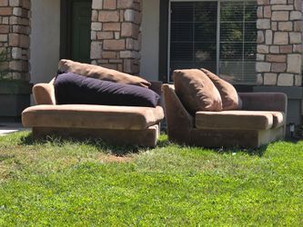 Large brown sectional sofa with chaise