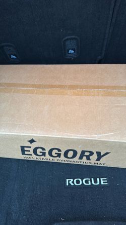 Eggory Inflatable Gymnastics Air Mat – 10ft x 3.3ft x 4in Green