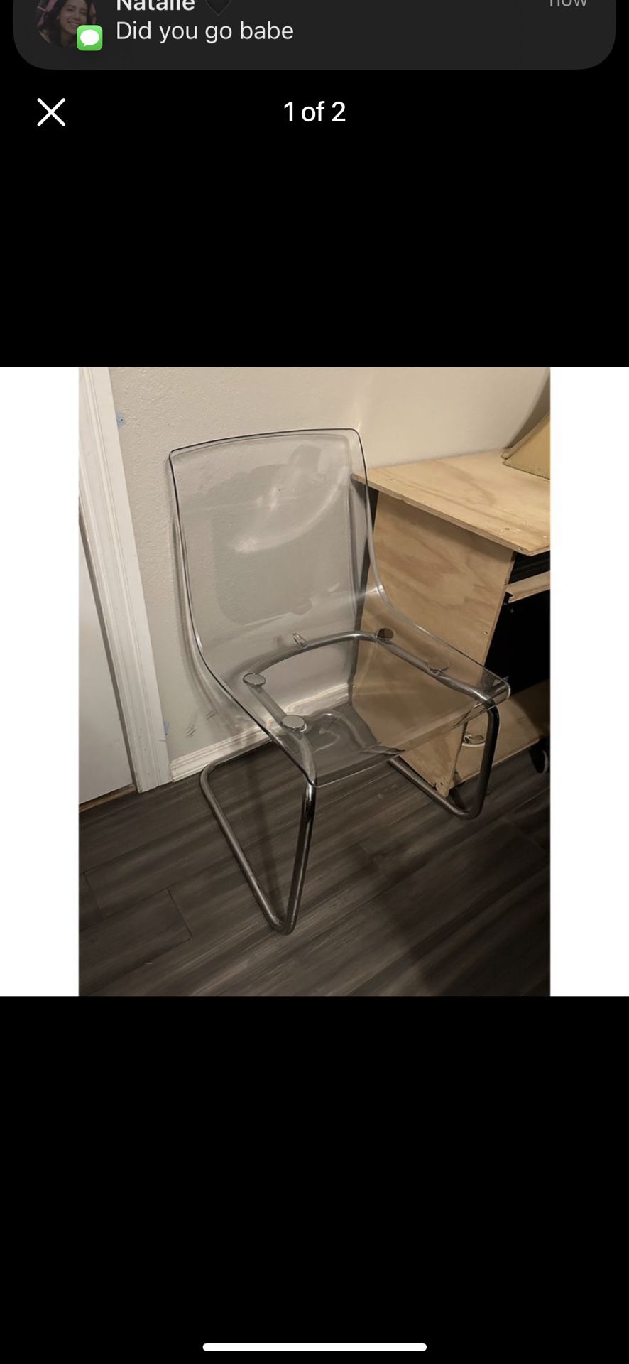 Ikea Clear Chair 