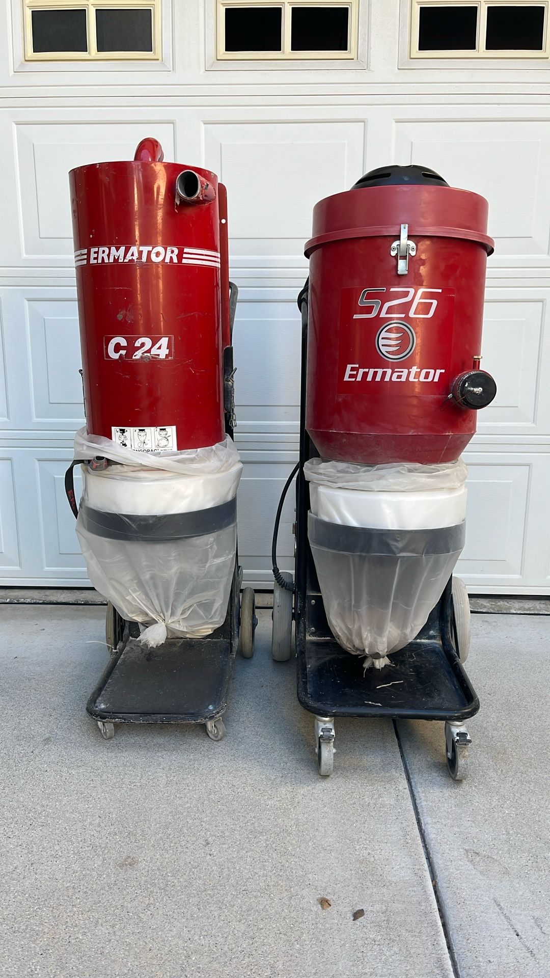 Ermator S26 Heaps Filter Vacuum With C24 Pre Separator
