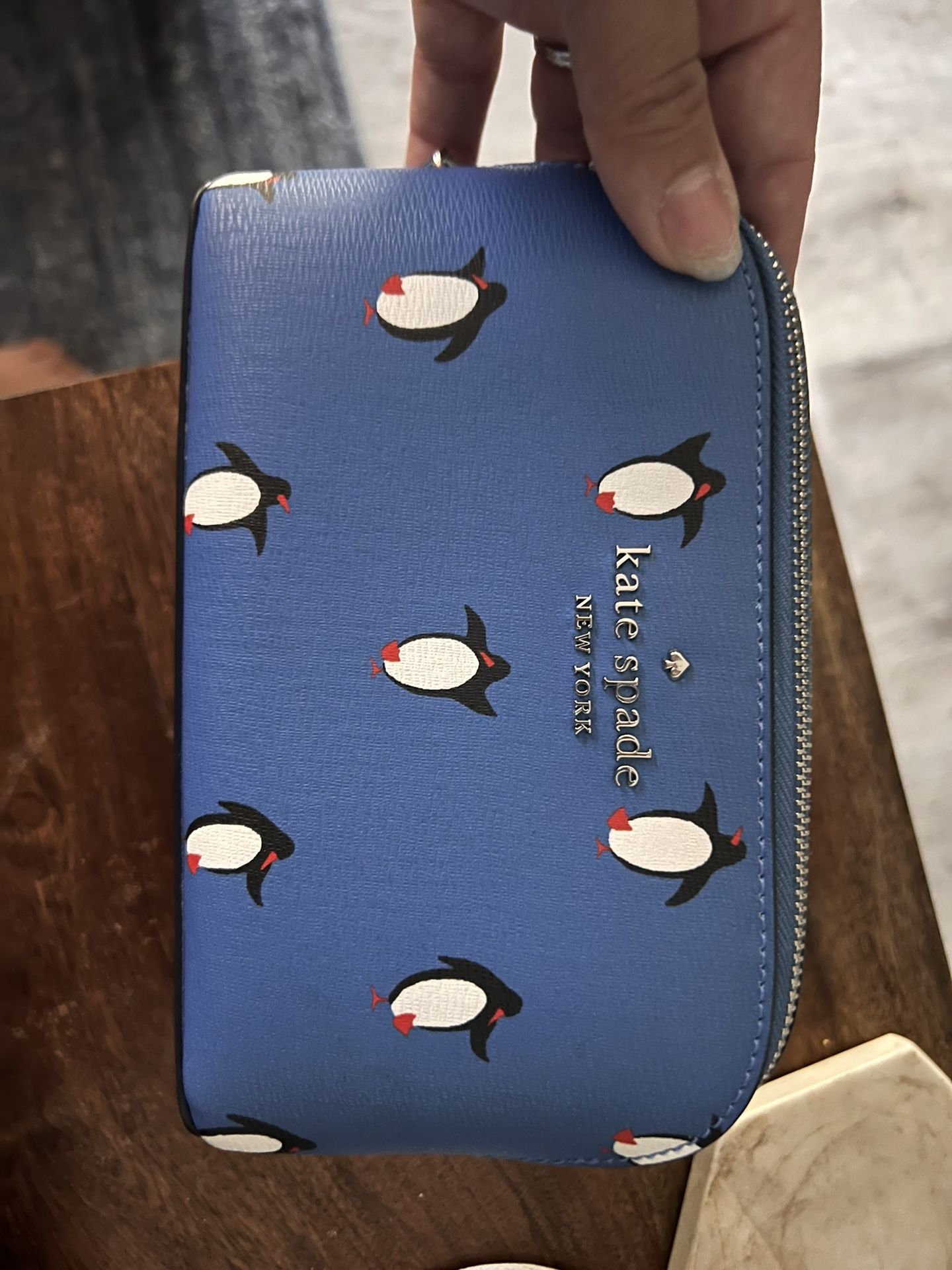 Kate Spade Cosmetic Bag "Arctic Friends"