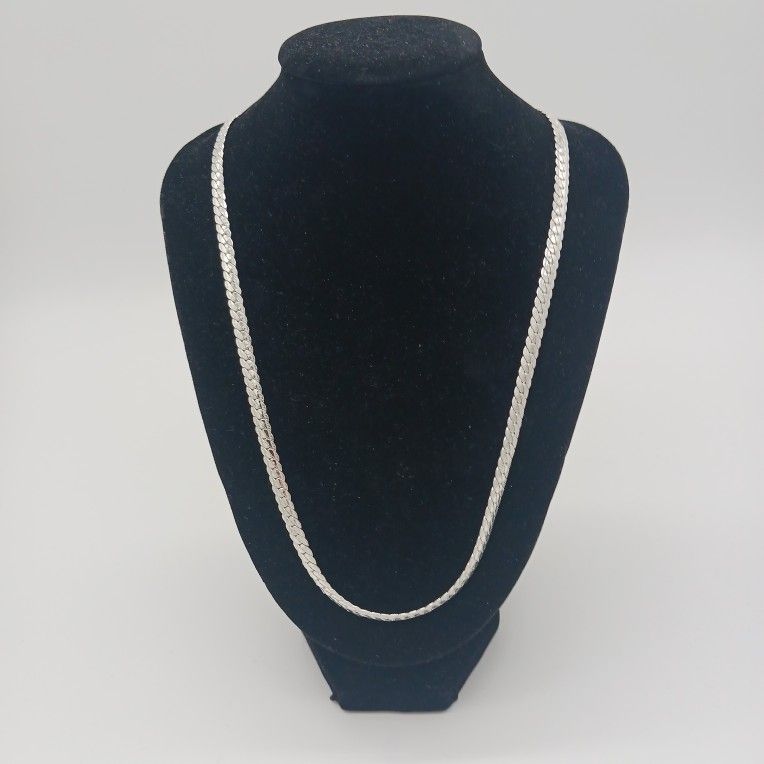 S925 Sterling Silver 20" Necklace