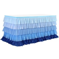 Table Skirt New Fabric Ruffles 