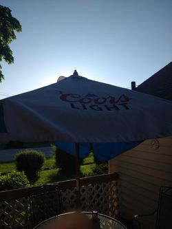 Coors umbrella canvas