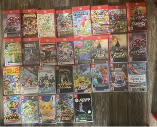 Nintendo switch 1 & 2 games + accessories ( see description)