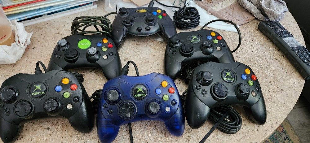 Original XBOX Controller S (5 MS & 1 3rd Party)