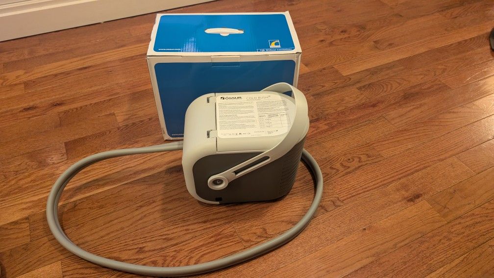 Ossur Cold Rush Therapy Machine System wit Knee Pad