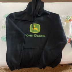 Large John Deer black Hoodie 