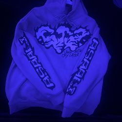 Asaali splitface pullover hoodie