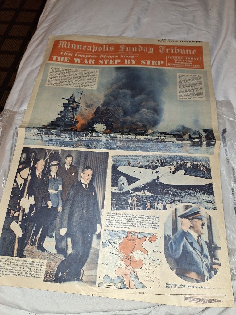 Lot Of 1930s 40s Original Newspapers