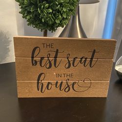 Wooden sign for bathroom decor, Funny 