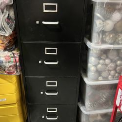 Office File Cabinet Black 