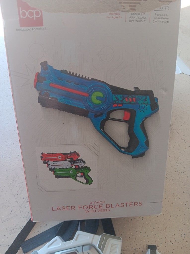 Laser Tag Force Blaster 4 pack in original box