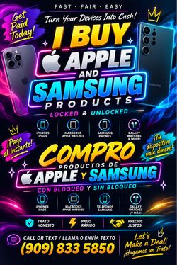 Compro teléfonos y tabletas-buy phones and tablets