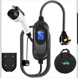 Level 2 EV Charger 50 Amp 25FT J1772 240V NEMA 14-50 Plug Portable