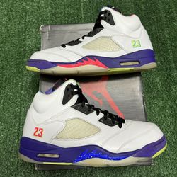 Jordan Alternate Bel Air 5s size 10.5 USED But Clean