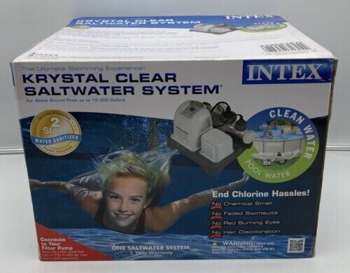 Intex CS8110 Krystal Clear Saltwater System Pool Pump