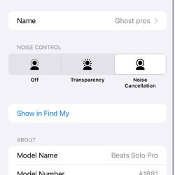 Beat Solo Pro Noise canceling Headphones 