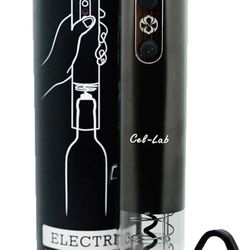 Cel-Lab Master Culinary Rechargeable Electric Wine Opener Set - USB Charger  Automated Corkscrew Rechargeable Electric Wine Opener and Foil Cutter Kit