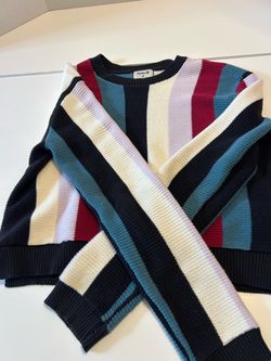 Hurley Striped Knit Crewneck Sweater – Size M