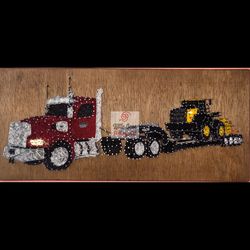 18 Wheeler String Art