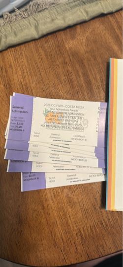 OC fair tickets