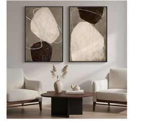 Framed Modern Abstract Wall Art