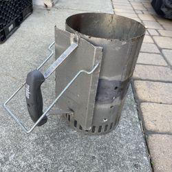 Weber Charcoal Starter Chimney Used