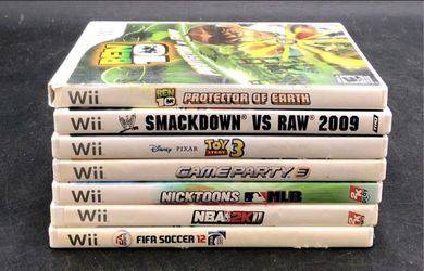 7 Nintendo Wii Game Lot