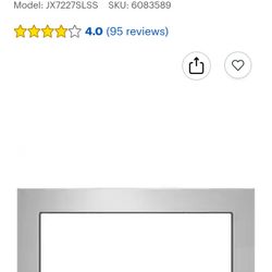 27 Inch Stainless Steel Microwave Oven Trim Kit,