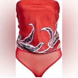 Free People Spellbound Strapless bodysuit