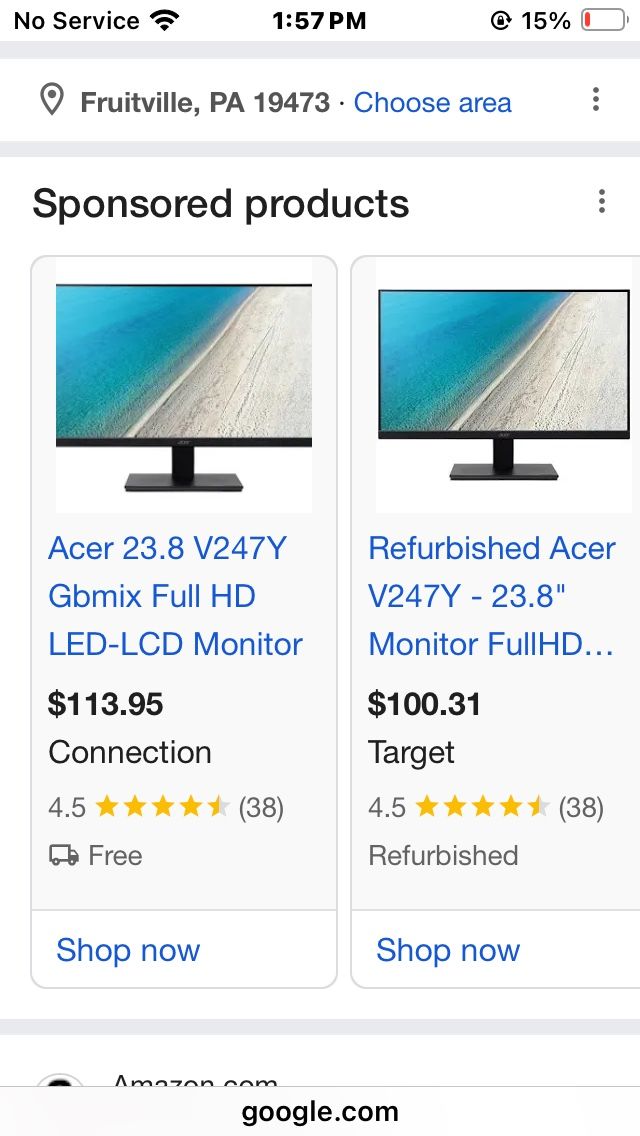 Aver Monitor Brand New V247Y (FHD 23.8”/60cm)