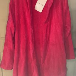 NEW - Lacoste Women’s Robe - One Size - Original Prize $100.00 - Missing the Strip To Tie