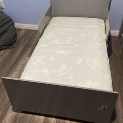 Gray Toddler Bed