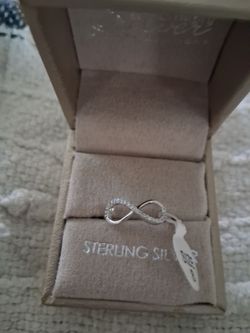 925 Sterling Silver Infinity Ring