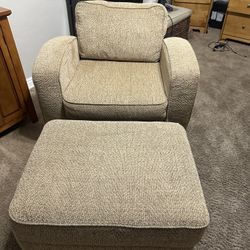 Chair and ottoman