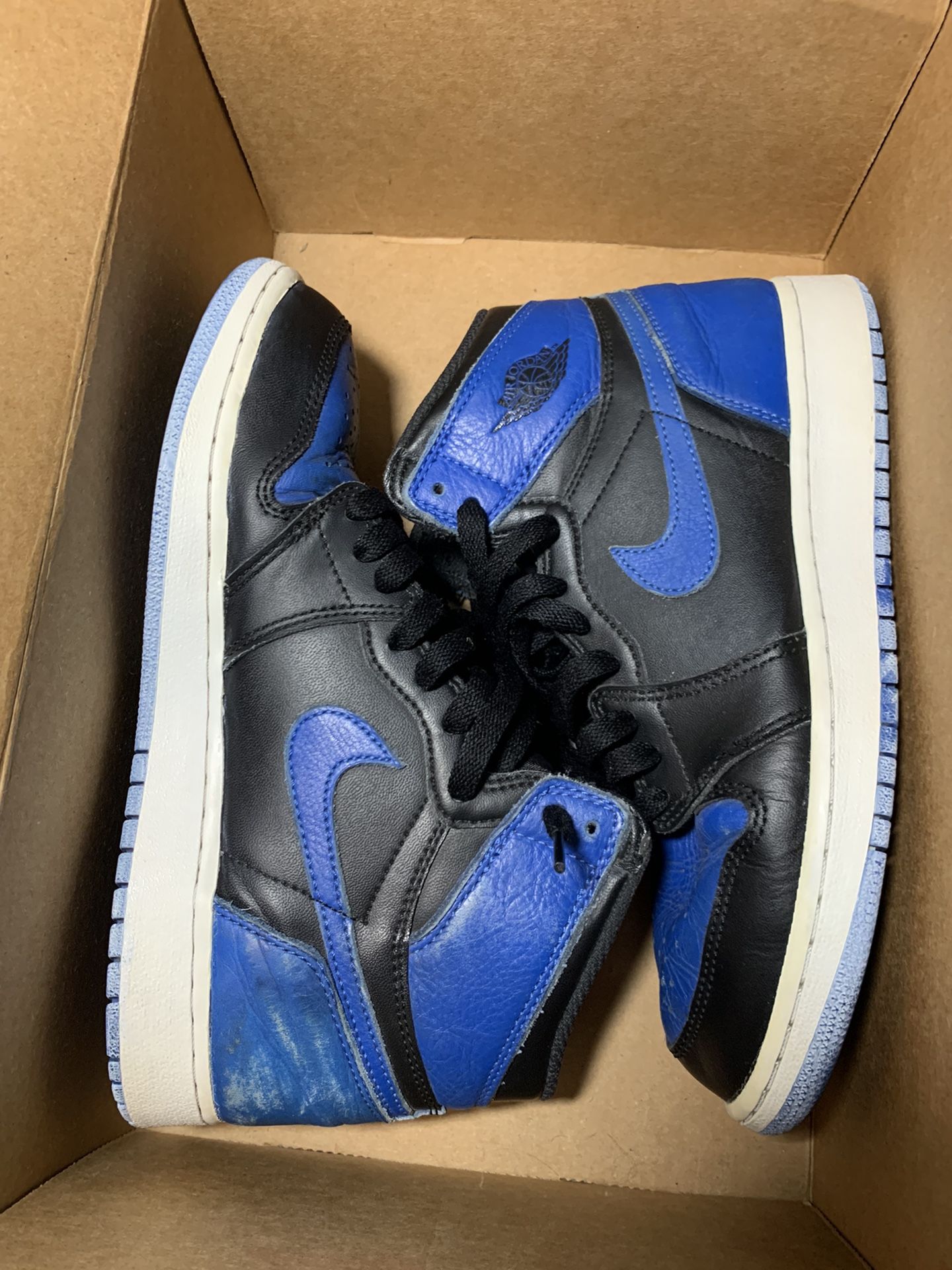 Air Jordan 1 Air Jordan 1 Retro High OG BG Royal 2017 Size 6.5Y